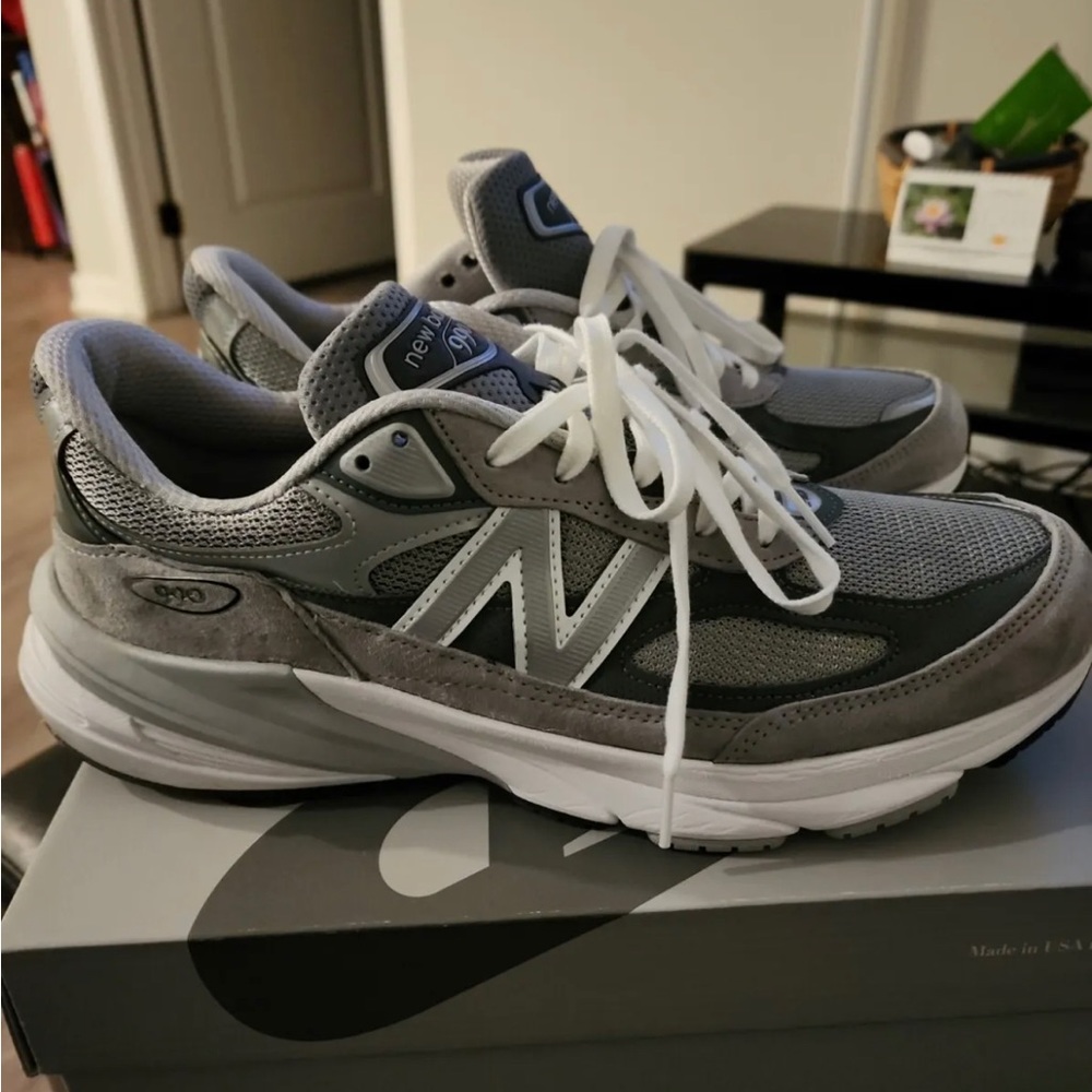 Size 11.5 - New Balance 990v6 Made in USA Castlerock. EUC with box